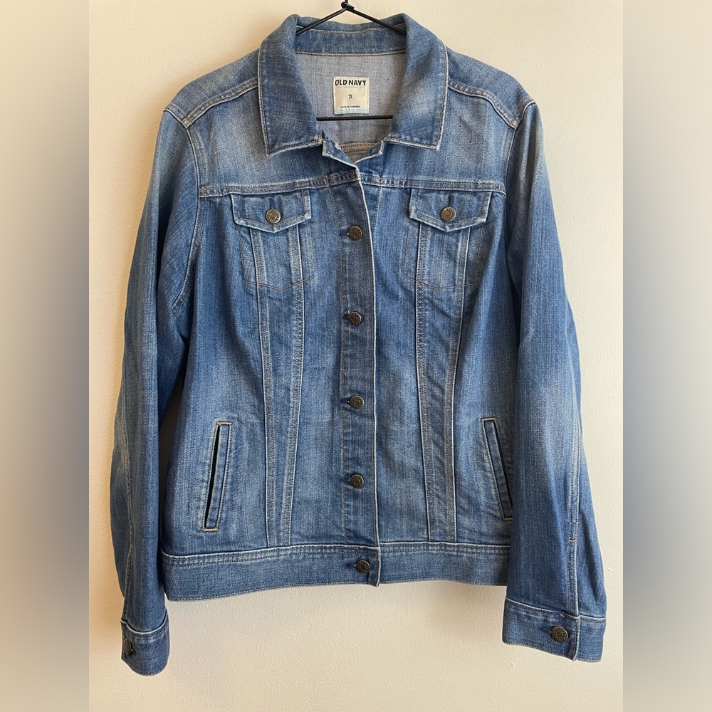 Old navy jean jacket size 1X